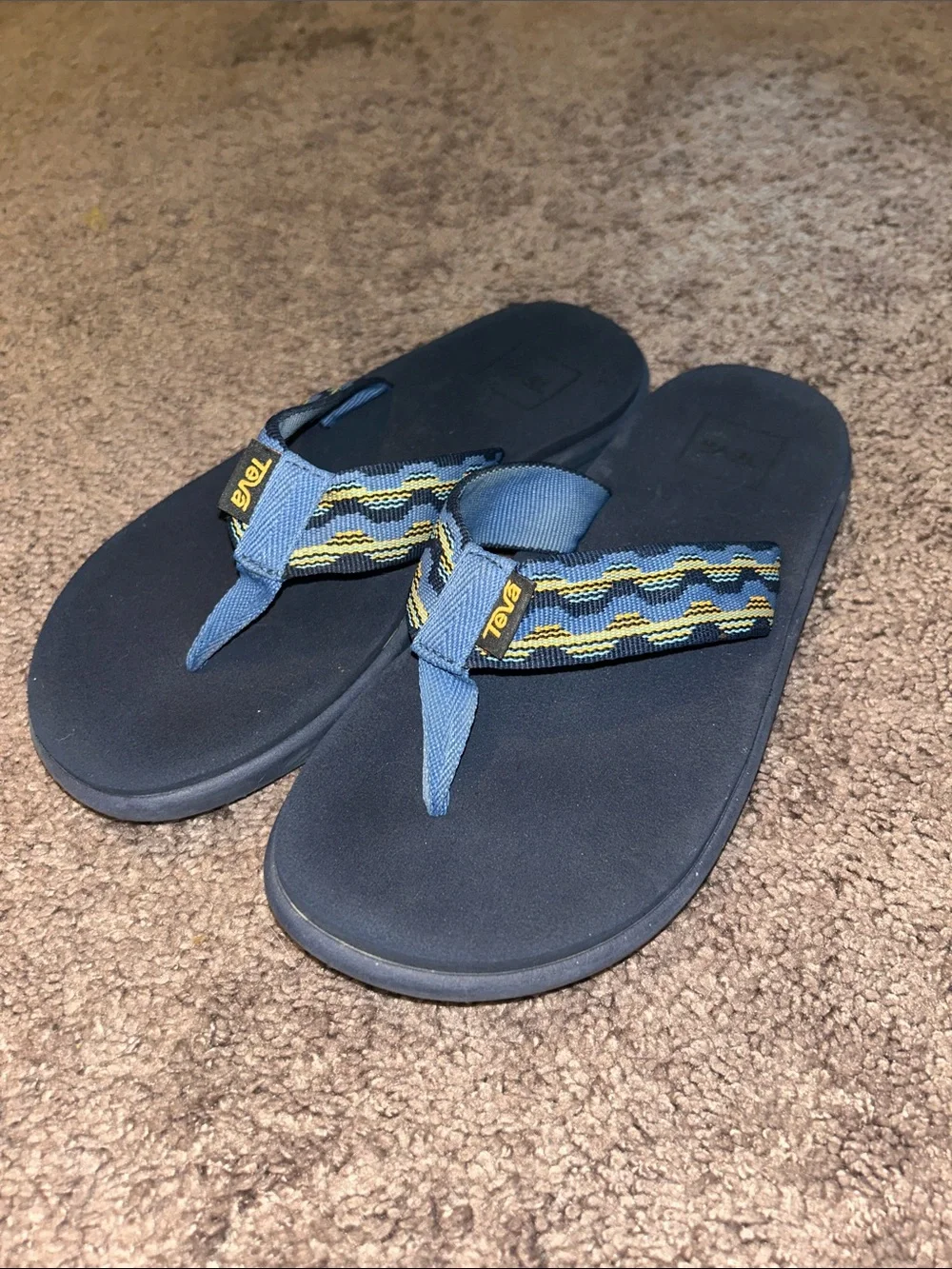 Teva Voya flip kishi dark blue youth flip flops